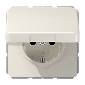 Розетка штепсельная Schuko Jung CD1520NBFKL