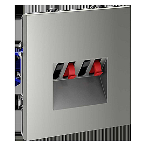 Розетка акустическая Voltum S70 VLS060305 (сталь)