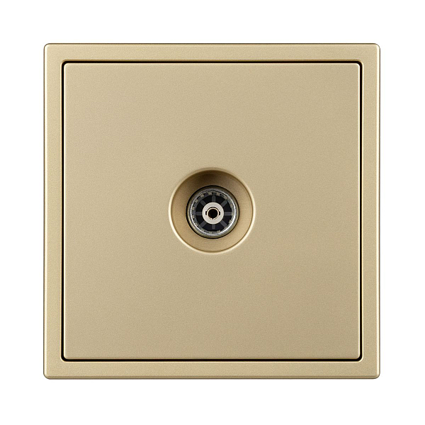 Розетка ТВ софт-тач золотой песок Arlight SCT-MTV1-SFPL-GD (TV) 054294(1)