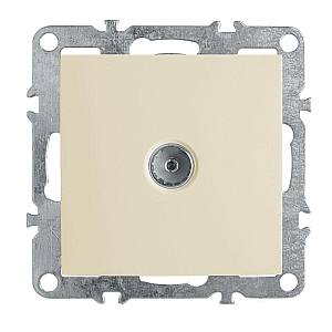 Розетка телевизионная Stekker Эрна слоновая кость PST00-9108-02 39326