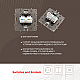 Розетка RJ45 Arte Milano 217.45-2.shampan