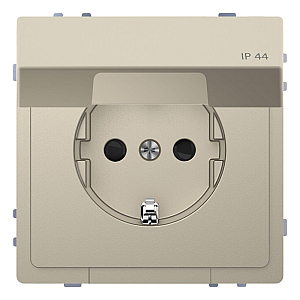 Розетка Schneider Electric Merten D-Life 16A с/з и крышкой MTN2314-6033