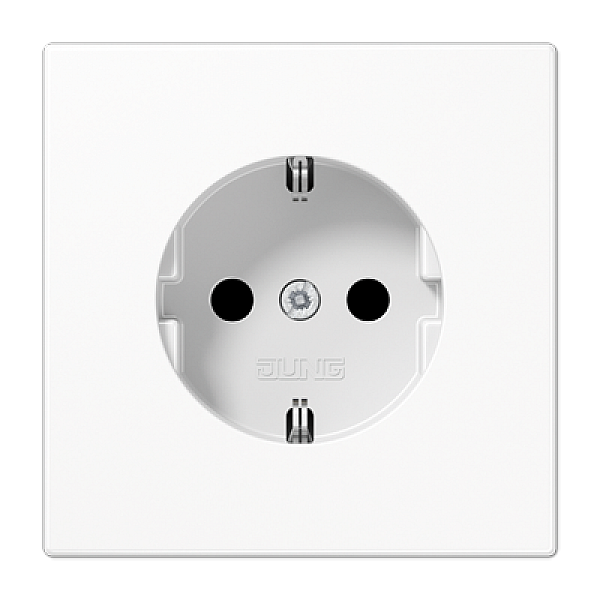 Розетка штепсельная Schuko Jung LS1520NWW