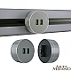 Трековая розетка Arte Milano Am-track-sockets 380011TS/USBx2 Grey