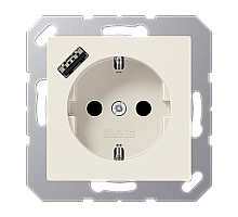 Розетка 2K+З USB Typ A Jung A1520-18A