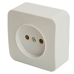 Розетка 2P Stekker София белый MST10-11-01 49301