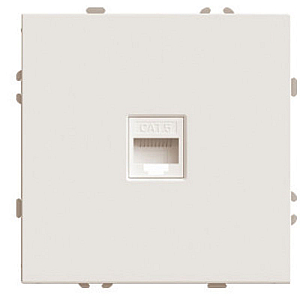 Розетка компьютерная 1-местная RJ-45 (механизм) RST00-5117-08 кашемир soft touch 49899