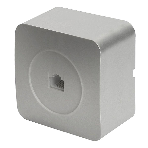 Розетка компьютерная RJ-45 Stekker София серебро MST00-20-03 49324