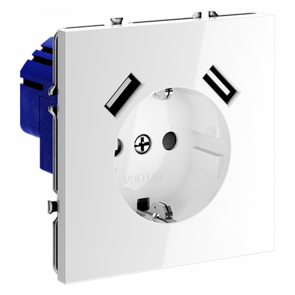 Розетка с USB, А+А Voltum S70 VLS040401 Розетка с USB, А+А Voltum S70 VLS040401