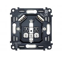 Механизм розетки с/з на винтовых зажимах Ambrella Volt Quant VM155