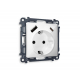Комплект механизма розетки 2USB A+C 20W (быстрая зарядка) с/з Ambrella Volt Alfa MA110010