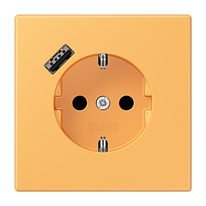Розетка 2K+З USB Typ A Jung LC1520-18A254