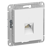 Розетка компьютерная RJ45, кат. 6A, Systeme Electric AtlasDesign Лотос ATN001386