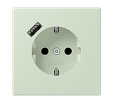 Розетка 2K+З USB Typ A Jung LC1520-18A218