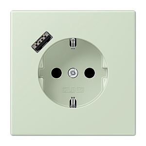 Розетка 2K+З USB Typ A Jung LC1520-18A218