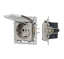 Механизм розетки влагозащищенный Arlight SCT-MCP-PL-GR (250V, 16A) 043747