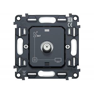 Механизм TV розетки SAT 5-2400MHz 3.5dB QUANT Ambrella Volt VM215