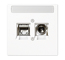 Розетка Smart TV Jung MMDLS4521WW