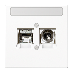 Розетка Smart TV Jung MMDLS4521WW