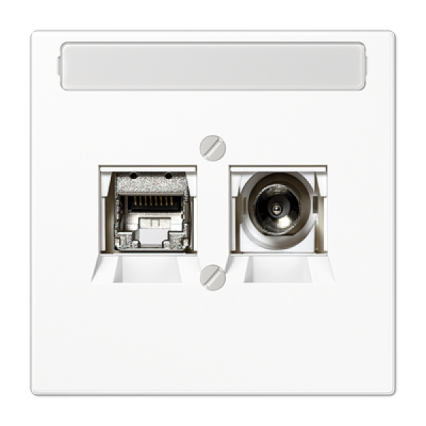 Розетка Smart TV Jung MMDLS4521WW