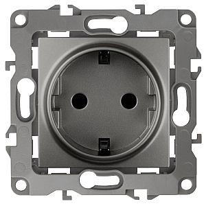 Розетка 2P+E Schuko Эра 12-2101-12 Б0019319
