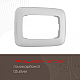 Розетка двойная с заземлением Arte Milano 205.40-2.silver