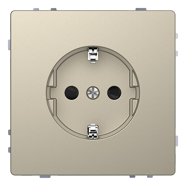 Розетка Schneider Electric Merten D-Life 16А с з/к и шторками MTN2300-6033