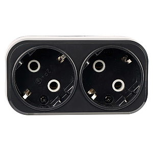 Разветвитель сетевой 2-местный Stekker 250V 16A ABS ADP16-22-20 50680