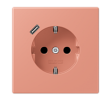 Розетка 2K+З USB Typ C Jung LC1520-18C233