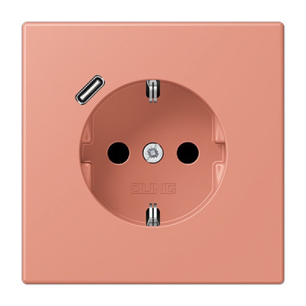 Розетка 2K+З USB Typ C Jung LC1520-18C233