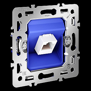 Механизм розетки компьютерной RJ45 кат.6 Voltum S70 VLS0601M