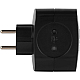Разветвитель электрический ЭРА SP-4-3USBAC-B на 4 розетки + 3 USB A+C со шторками 10А черный Б0069084