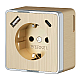 Розетка с заземлением, шторками и USB тип A+C Werkel Gallant W5071710 4690389179631 a057703