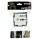 Розетка компьютерная 2-местная RJ-45 (механизм) Stekker GLS00-7109-01 Катрин, белый 50003