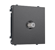 Комплект механизма TV розетки SAT SIGMA Антрацит серый 5-2400MHz 3.5dB QUANT PRO Ambrella Volt MS663050 (SP6630, PR215)