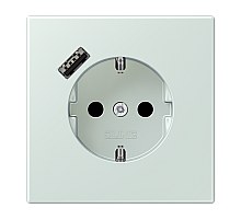 Розетка 2K+З USB Typ A Jung LC1520-18A215