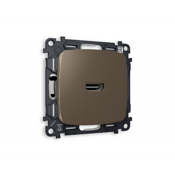 Комплект механизма розетки HDMI 2.0 40V/500mA 2.0GHz 5-18Gbit/s Ambrella Volt Omega MO644010 Комплект механизма розетки HDMI 2.0 40V/500mA 2.0GHz 5-18Gbit/s Ambrella Volt Omega MO644010