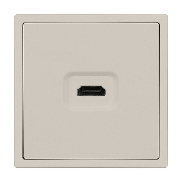 Розетка HDMI софт-тач кашемир Arlight SCT-MHD1-SFPL-CA 061842(1)