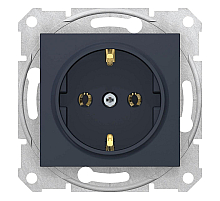 Розетка Schneider Electric Sedna с з/к без шторок 16A 250V SDN3001870