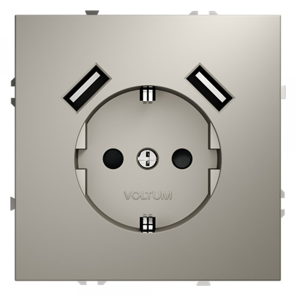 Розетка с USB, А+А Voltum S70 VLS040403 Розетка с USB, А+А Voltum S70 VLS040403