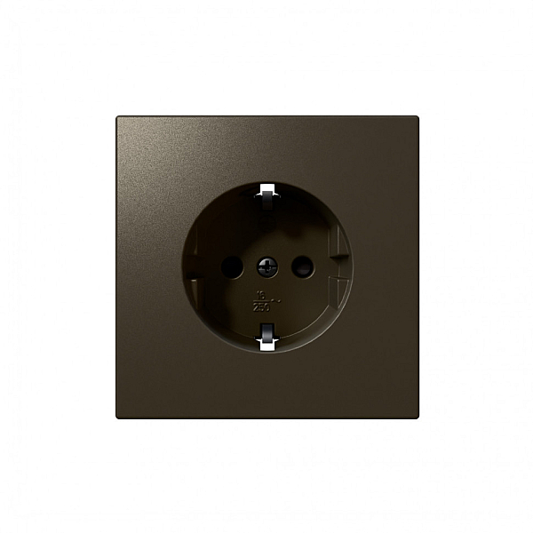 Розетка SCHUKO с защитными шторками 16A 250V 2P+T Jasmart FD5501BR