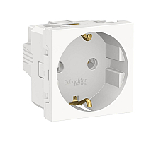 Розетка Schneider Electric Unica New Modular с/з без шторок 16A 250V NU303618