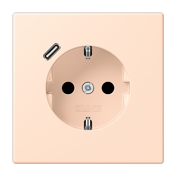 Розетка 2K+З USB Typ C Jung LC1520-18C228