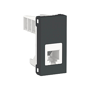 Розетка телефонная RJ12 одиночная Schneider Electric Unica Modular NU349154