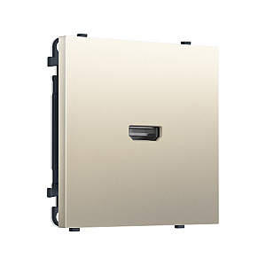 Комплект механизма розетки HDMI 2.1 SIGMA Шёлк 30V/900MS 4K-120HZ 8K-60Hz QUANT PRO Ambrella Volt MS554030 (SP5540, PR223)