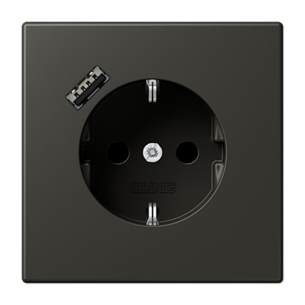 Розетка 2K+З USB Typ A Jung LC1520-18A259