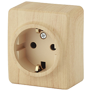 Розетка 2P+E Schuko со шторками Эра 11-2204-11 Б0020690