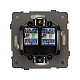 Механизм компьютерной розетки двойной SCT-TENDO-MPC2-SFPL-WH (RJ-45, CAT6) 054598