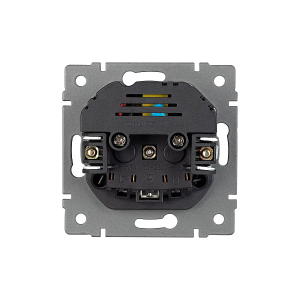 Механизм розетки с USB зарядкой Arlight SCT-MUAA-PL-GR-V (250V, 16A) 049820