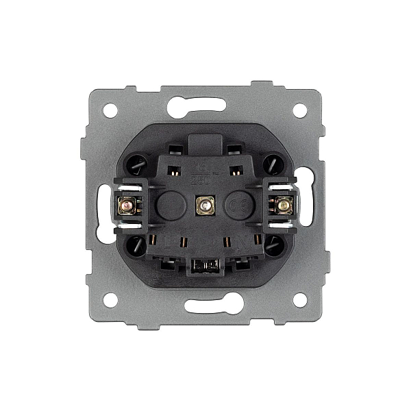 Механизм электрической розетки Arlight SCT-MEU1-PL-GR-V (250V, 16A) 049816